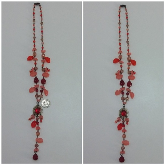 Multi Color Beaded Necklace - Picture 3 of 8